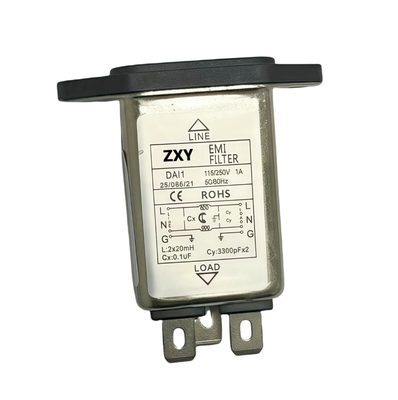comprare EMI Filter Plug in Single Phase AC Power Filter Interferenze elettromagnetiche fabbricazione online