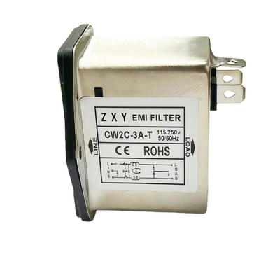 comprare CW2C-3A-T Socket Power Filter with Light Safety Switch Metal Case for EMI Filter fabbricazione online