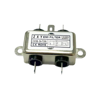 comprare CW1B-3A-T05 Filtro EMI di alimentazione a 4 pin, saldatura, metallo, soppressore di rumore, interferenza elettromagnetica fabbricazione online