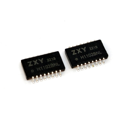 Singolo porto SMD PoE+ Lan Isolation Transformer 100 T basso 16 Pin Modules