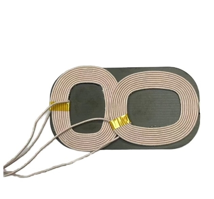 Spirale di ricarica wireless a doppia bobina di 15 Watt personalizzata per la ricarica del telefono cellulare
