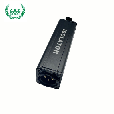 Isolatore acustico monocanale XLR audio a circuito terrestre per eliminazione del ronzio passivo