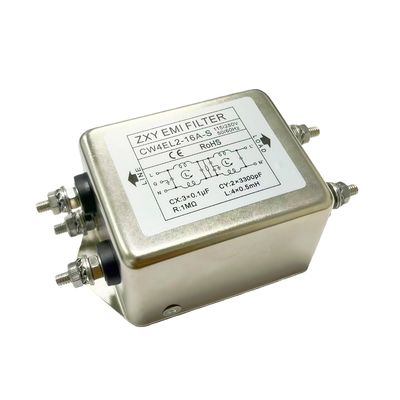 115/250V Filtro ad alte prestazioni CW4EL2-16A-S Potenza di depurazione del bullone Filtro EMI
