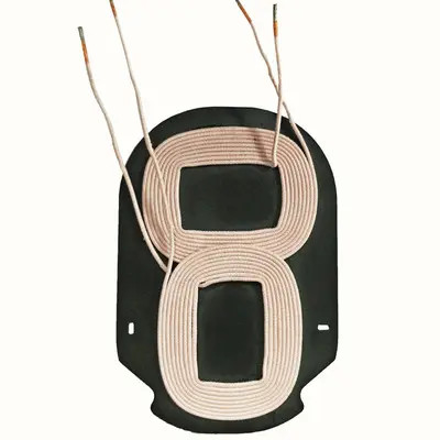 Due bobine 15W 6.3UH bobina di ricarica wireless ad alta potenza corrente personalizzata